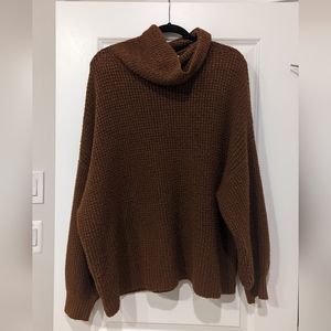 American Eagle Dark Mustard Turtleneck Sweater
